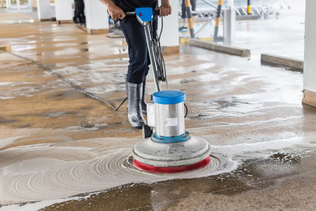 commercial floor cleaning in Tampa