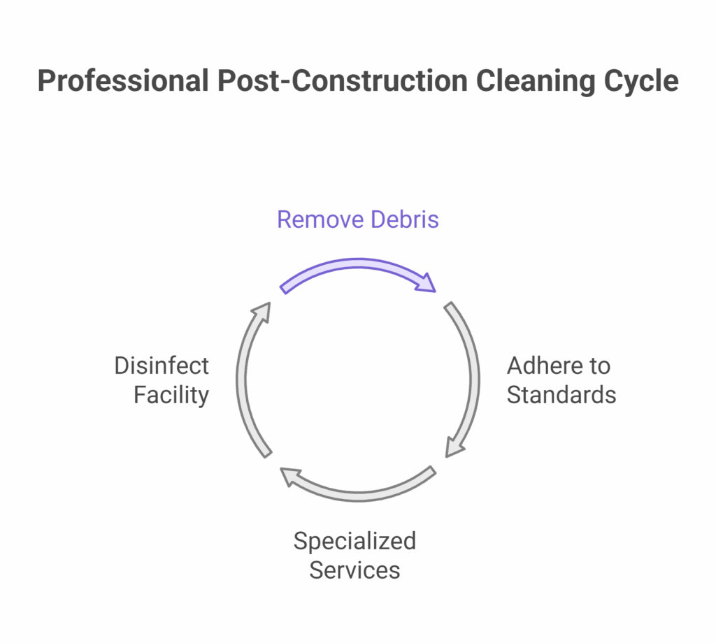 Professional Post-Construction Cleaning Cycle